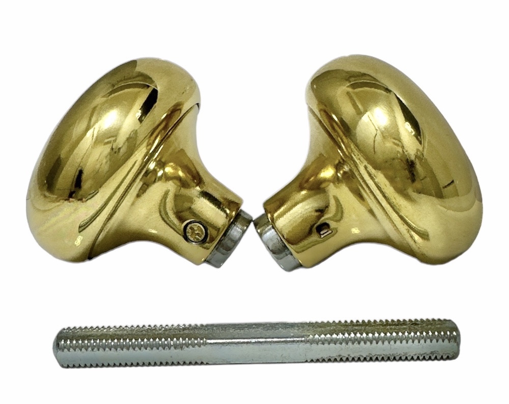 Polished Victorian Brass Door Knob