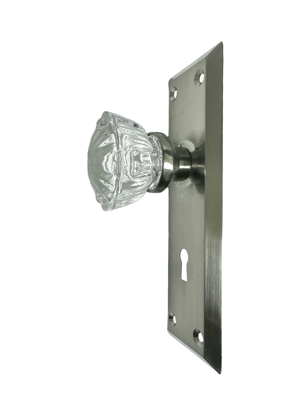 Satin Nickel Keyed Mortise Lock